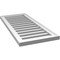 Ekena Millwork Vertical Surface Mount PVC Gable Vent: Functional, w/ 2"W x 1-1/2"P Brickmould Frame, 16"W x 36"H GVPVE16X3602SF - alternate 3